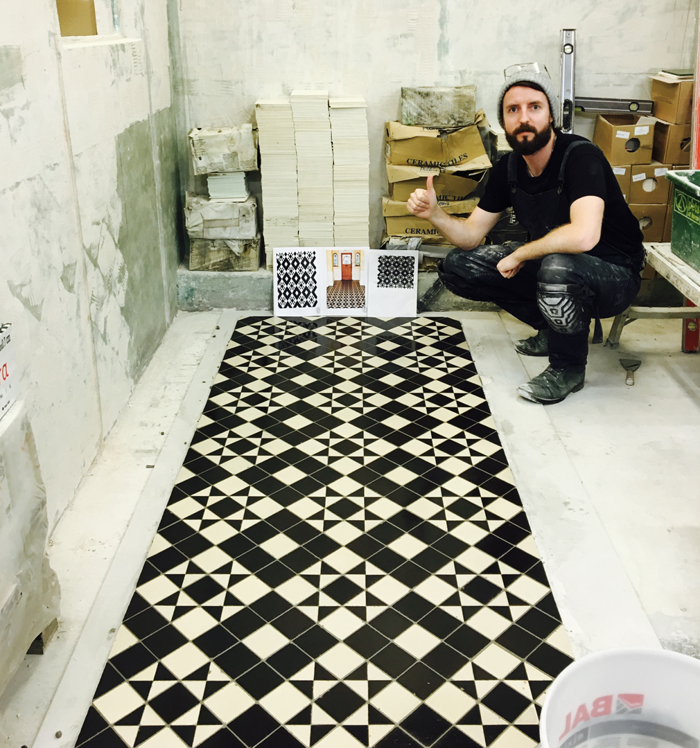 Finished Geometric Installation